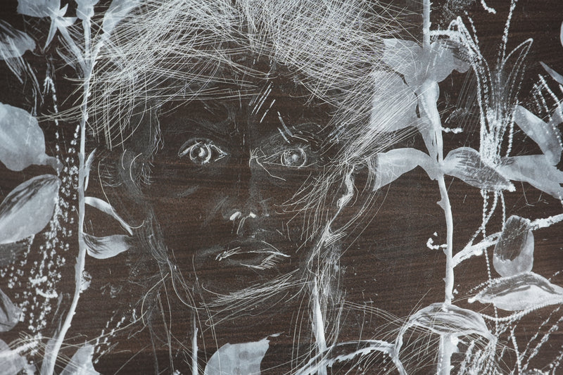 Jim DINE : Nancy Outside in July XIX, Gravure originale signée