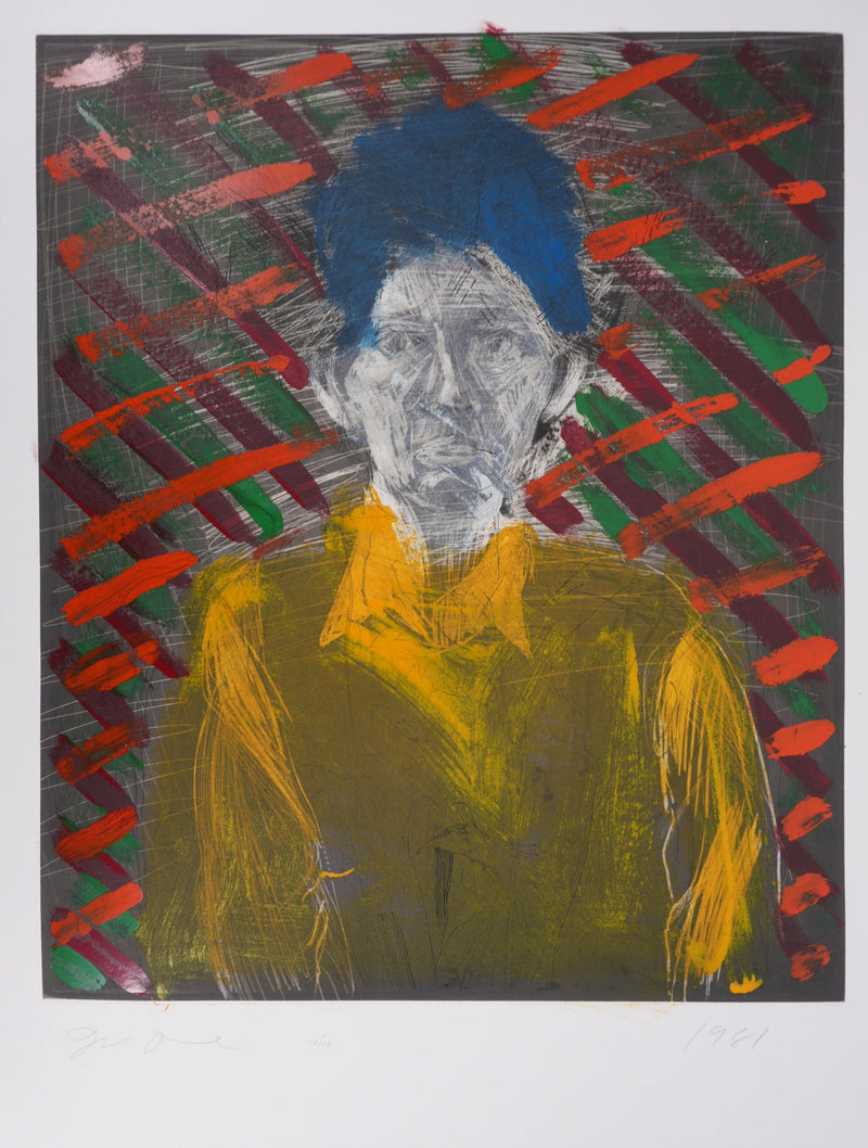 Jim DINE : Nancy Outside in July XXIV, Gravure originale signée