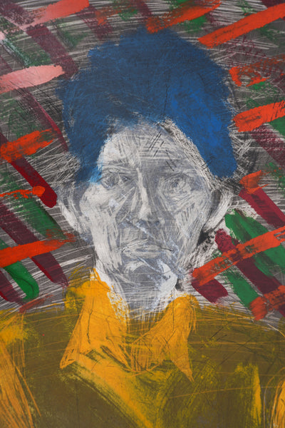 Jim DINE : Nancy Outside in July XXIV, Gravure originale signée