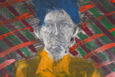 Jim DINE : Nancy Outside in July XXIV, Gravure originale signée
