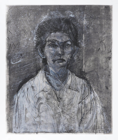 Jim DINE : Nancy Outside in July XXII, Gravure originale signée