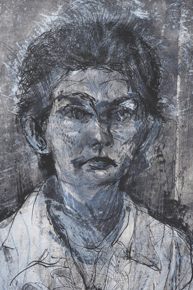 Jim DINE : Nancy Outside in July XXII, Gravure originale signée