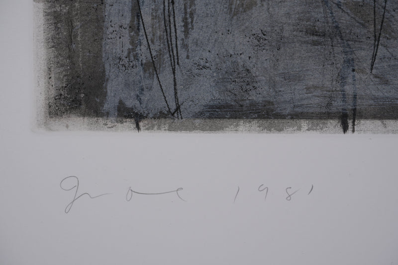 Jim DINE : Nancy Outside in July XXII, Gravure originale signée