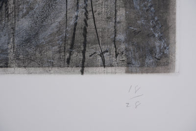 Jim DINE : Nancy Outside in July XXII, Gravure originale signée
