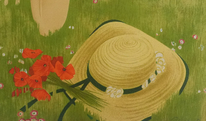 Yves GANNE : Un bel après-midi, Lithographie originale signée