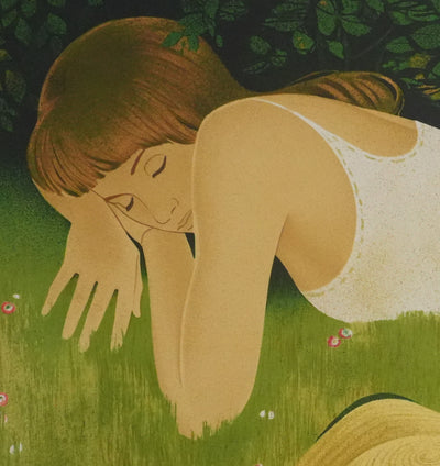 Yves GANNE : Un bel après-midi, Lithographie originale signée