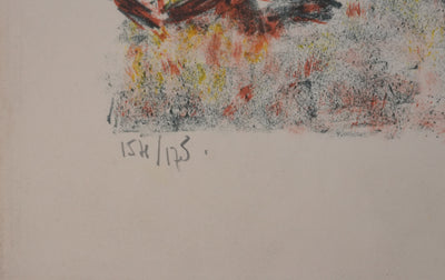 Jean DRIES : Les voiliers, Lithographie originale signée