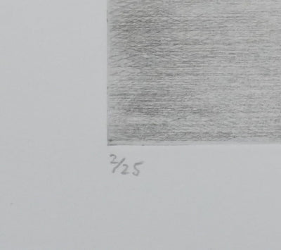 Camille COMBE : Le soleil étoile la mer, Gravure originale signée