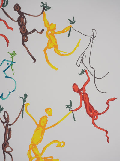 Pablo PICASSO: Dance of Peace, Round of Youth, Signed Lithograph