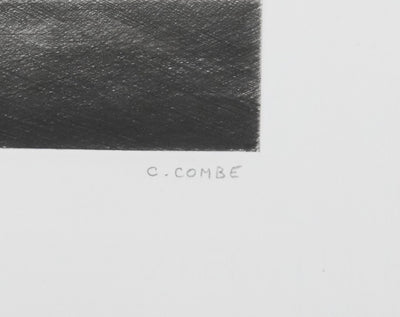 Camille COMBE : Entre les phares, Gravure originale signée