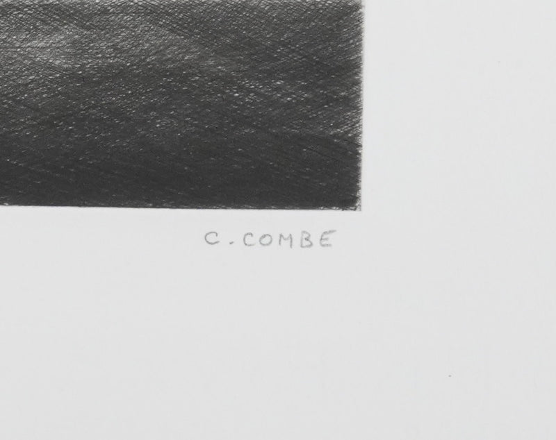 Camille COMBE : Entre les phares, Gravure originale signée