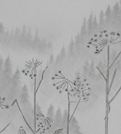 Camille COMBE : Au hasard du chemin, Gravure originale signée