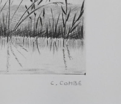 Camille COMBE : Au rythme du vent, Gravure originale signée