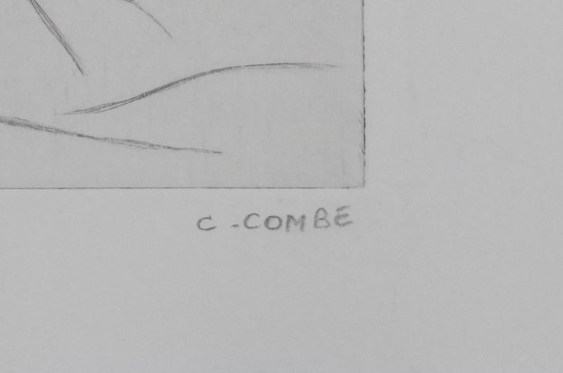 Camille COMBE : Matin lumineux, Gravure originale signée