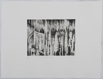 Camille COMBE : Au coeur de la terre, Gravure originale signée