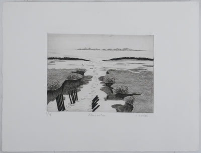 Camille COMBE : Rencontre, Gravure originale signée