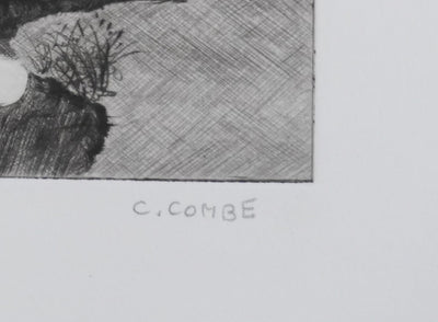 Camille COMBE : Rencontre, Gravure originale signée