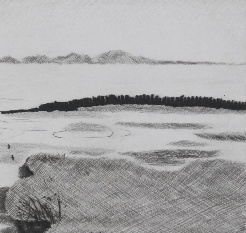 Camille COMBE : Rencontre, Gravure originale signée