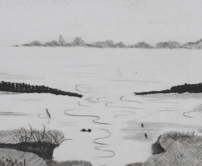 Camille COMBE : Rencontre, Gravure originale signée