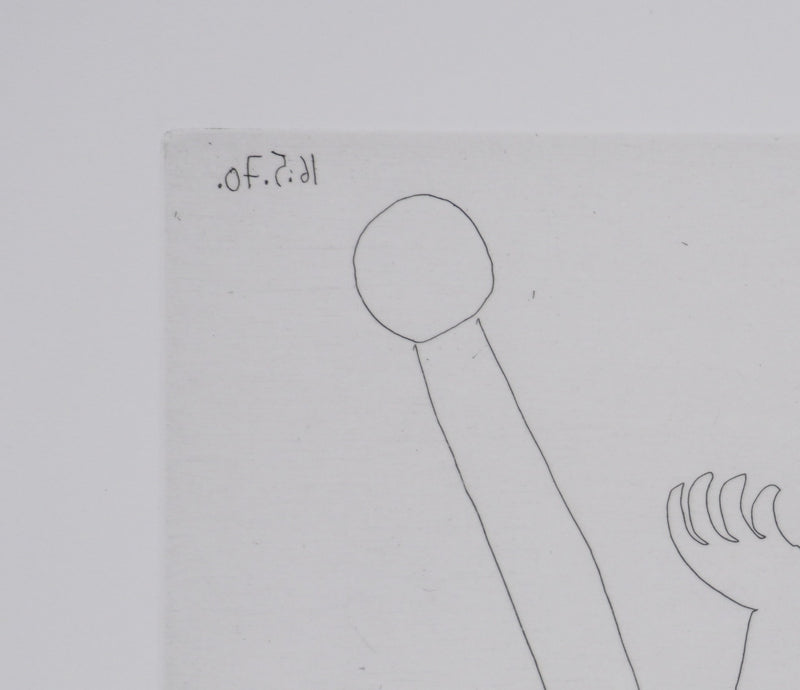 Pablo PICASSO : Les 156, Dompteur, écuyère-jument ailée, et acrobate à la boule, Gravure originale signée