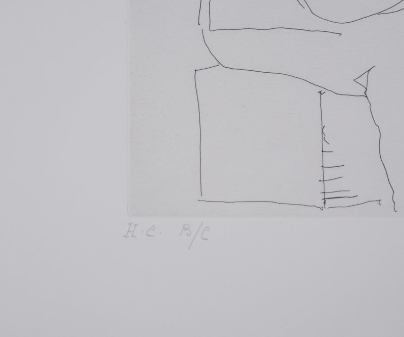 Pablo PICASSO : Les 156, Le Peintre et la femme, Gravure originale signée