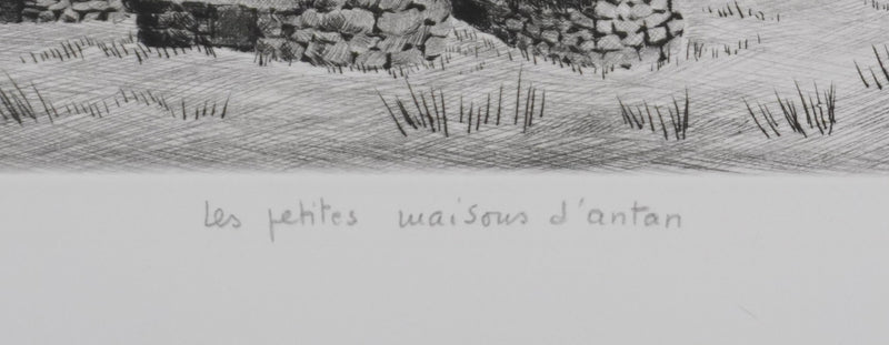 Camille COMBE : Les petites maisons d&