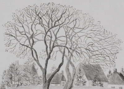 Camille COMBE : Premières feuilles, Gravure originale signée