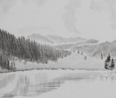 Camille COMBE : Et le vent s'est arrêté, Gravure originale signée