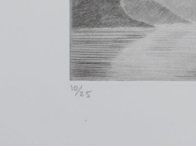 Camille COMBE : Lumière, Gravure originale signée