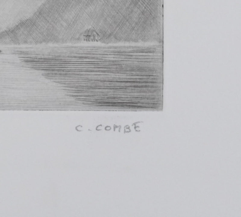 Camille COMBE : Lumière, Gravure originale signée