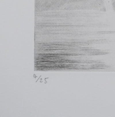 Camille COMBE : Les chemins de lumière, Gravure originale signée