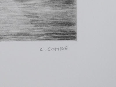 Camille COMBE : Les chemins de lumière, Gravure originale signée