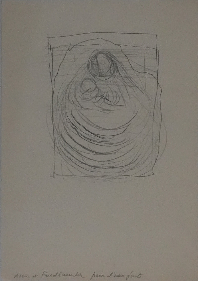 Johnny FRIEDLAENDER : Etude pour une mère à l&