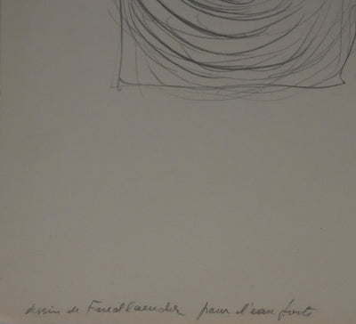 Johnny FRIEDLAENDER : Etude pour une mère à l'enfant, Dessin original