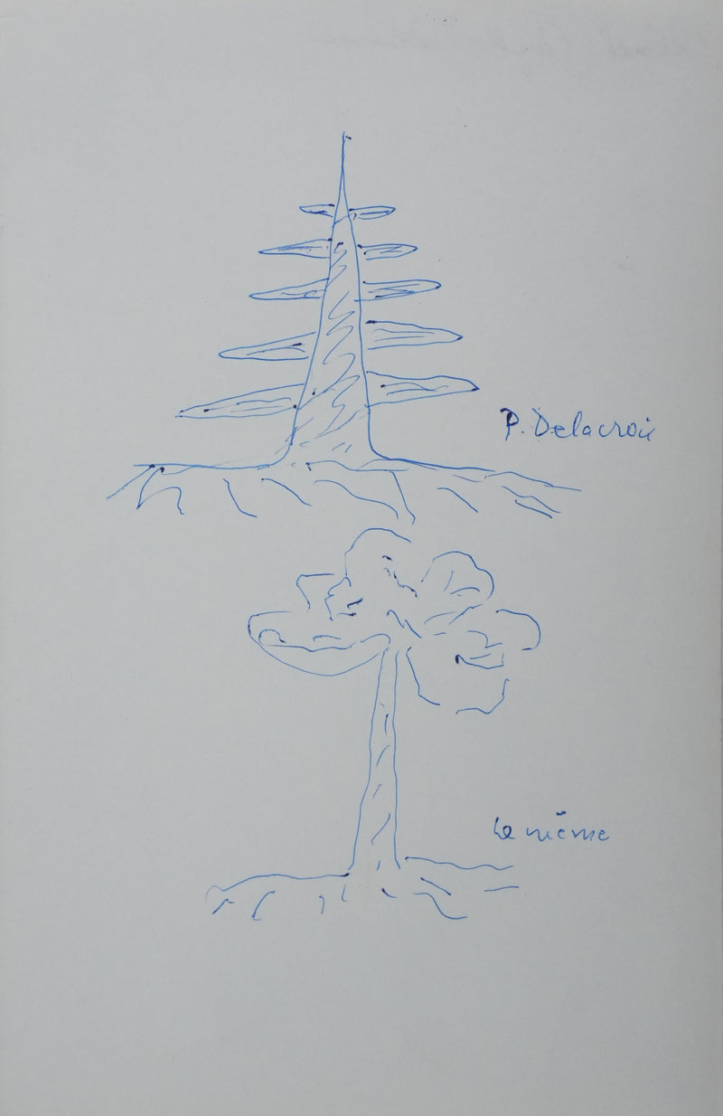 Autographe original de Colonel Paul DELACROIX (vue générale) - Crédit photo : Galerie Art.Paris