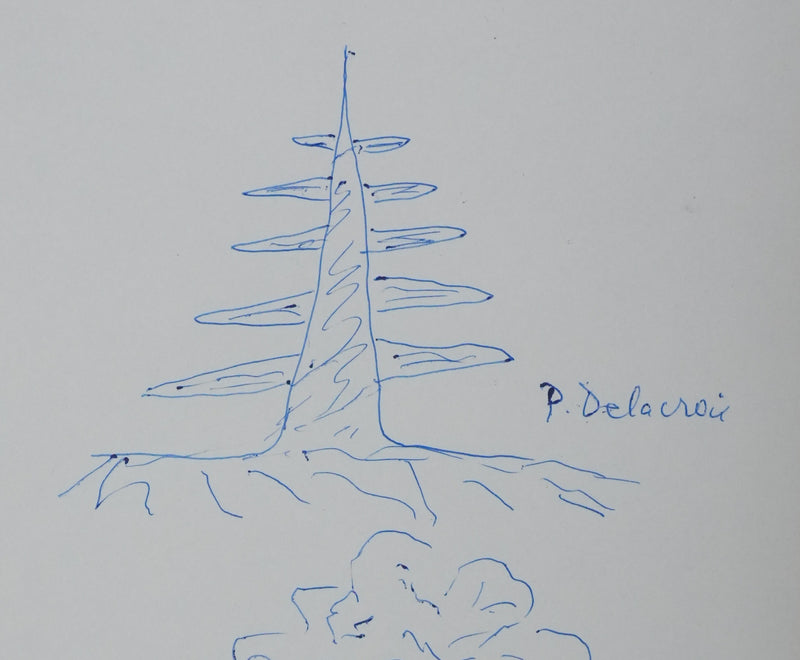 Autographe original de Colonel Paul DELACROIX (photo de détail 3) - Crédit photo : Galerie Art.Paris