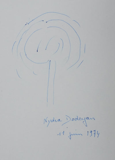Autographe original de Nydia DEDEYAN (photo de détail 4) - Crédit photo : Galerie Art.Paris