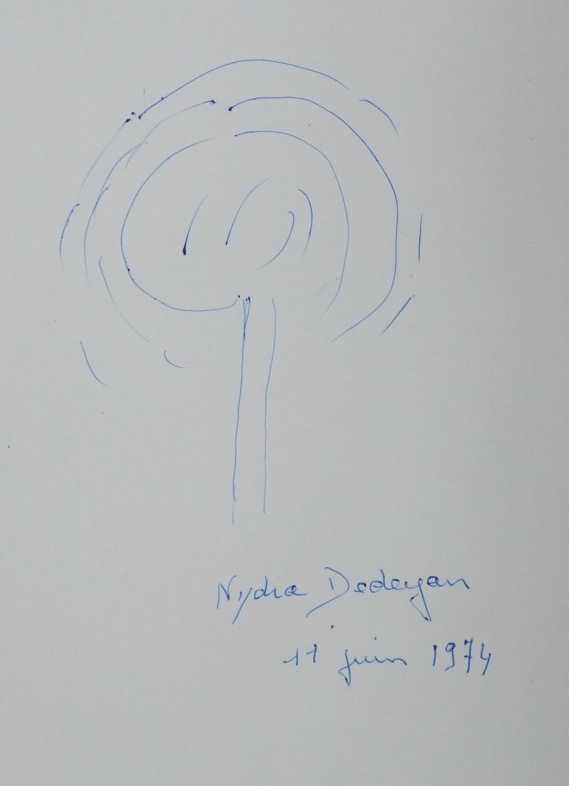 Autographe original de Nydia DEDEYAN (photo de détail 4) - Crédit photo : Galerie Art.Paris