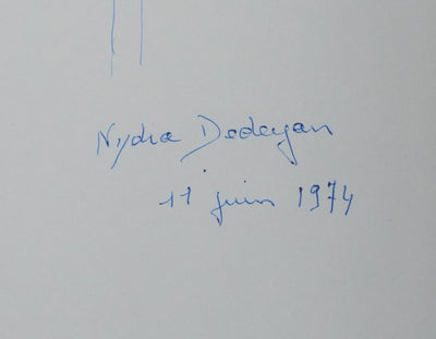 Autographe original de Nydia DEDEYAN (photo de détail 2) - Crédit photo : Galerie Art.Paris
