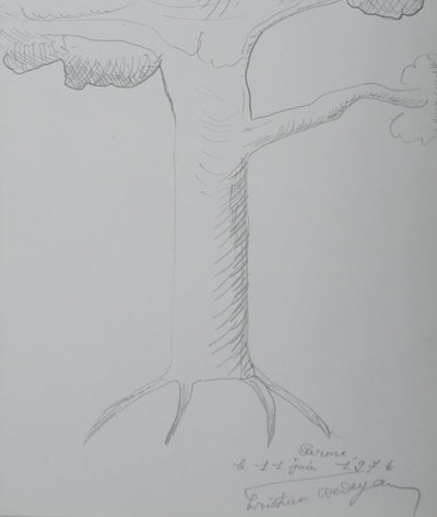 Autographe original de Christian DEDEYAN (photo de détail 3) - Crédit photo : Galerie Art.Paris