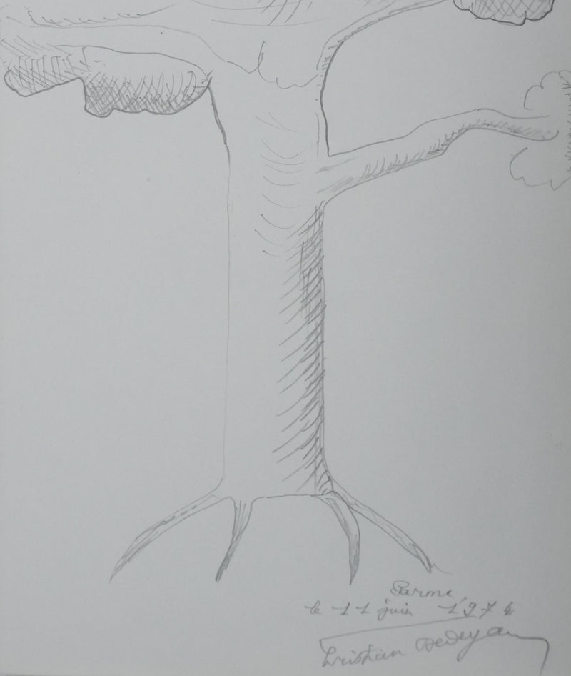 Autographe original de Christian DEDEYAN (photo de détail 3) - Crédit photo : Galerie Art.Paris