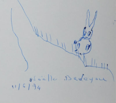 Autographe original de Princesse Noëlle DEDEYAN (photo de détail 2) - Crédit photo : Galerie Art.Paris