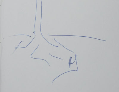 Autographe original de Pierre SIROT (photo de détail 2) - Crédit photo : Galerie Art.Paris