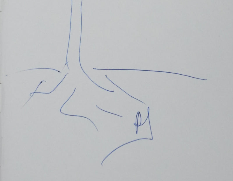 Autographe original de Pierre SIROT (photo de détail 2) - Crédit photo : Galerie Art.Paris