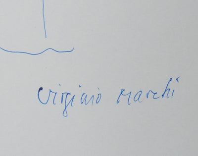 Autographe original de Virginie MARCHI (photo de détail 2) - Crédit photo : Galerie Art.Paris