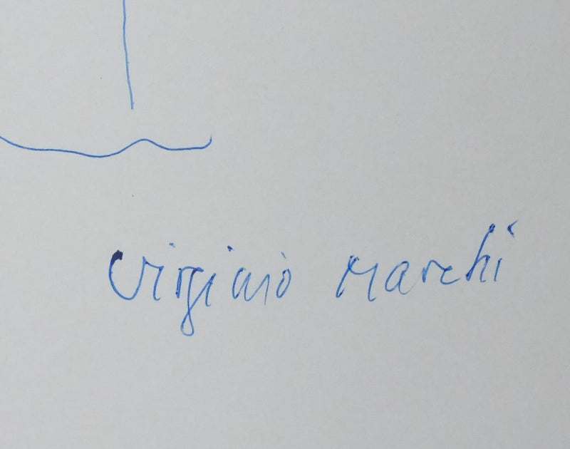 Autographe original de Virginie MARCHI (photo de détail 2) - Crédit photo : Galerie Art.Paris