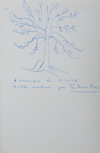 Autographe original de Françoise RICCI (vue générale) - Crédit photo : Galerie Art.Paris