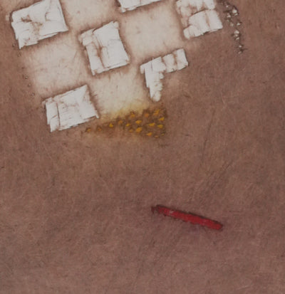 Arthur Luiz PIZA : Les marches blanches, Gravure originale signée