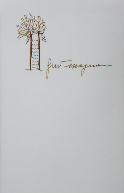 Autographe original de MAGNANI (photo de détail 2) - Crédit photo : Galerie Art.Paris