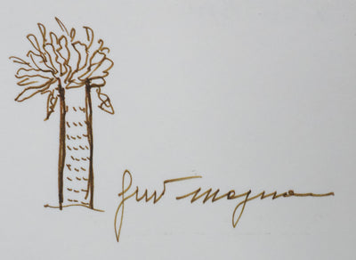 Autographe original de MAGNANI (vue générale) - Crédit photo : Galerie Art.Paris